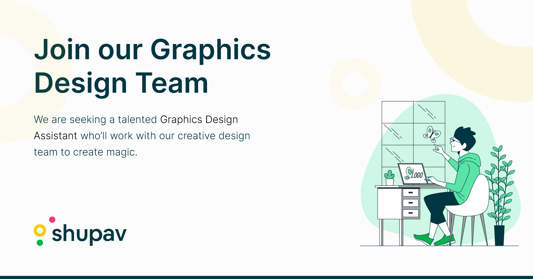 We Are Hiring Graphics Design Assistant